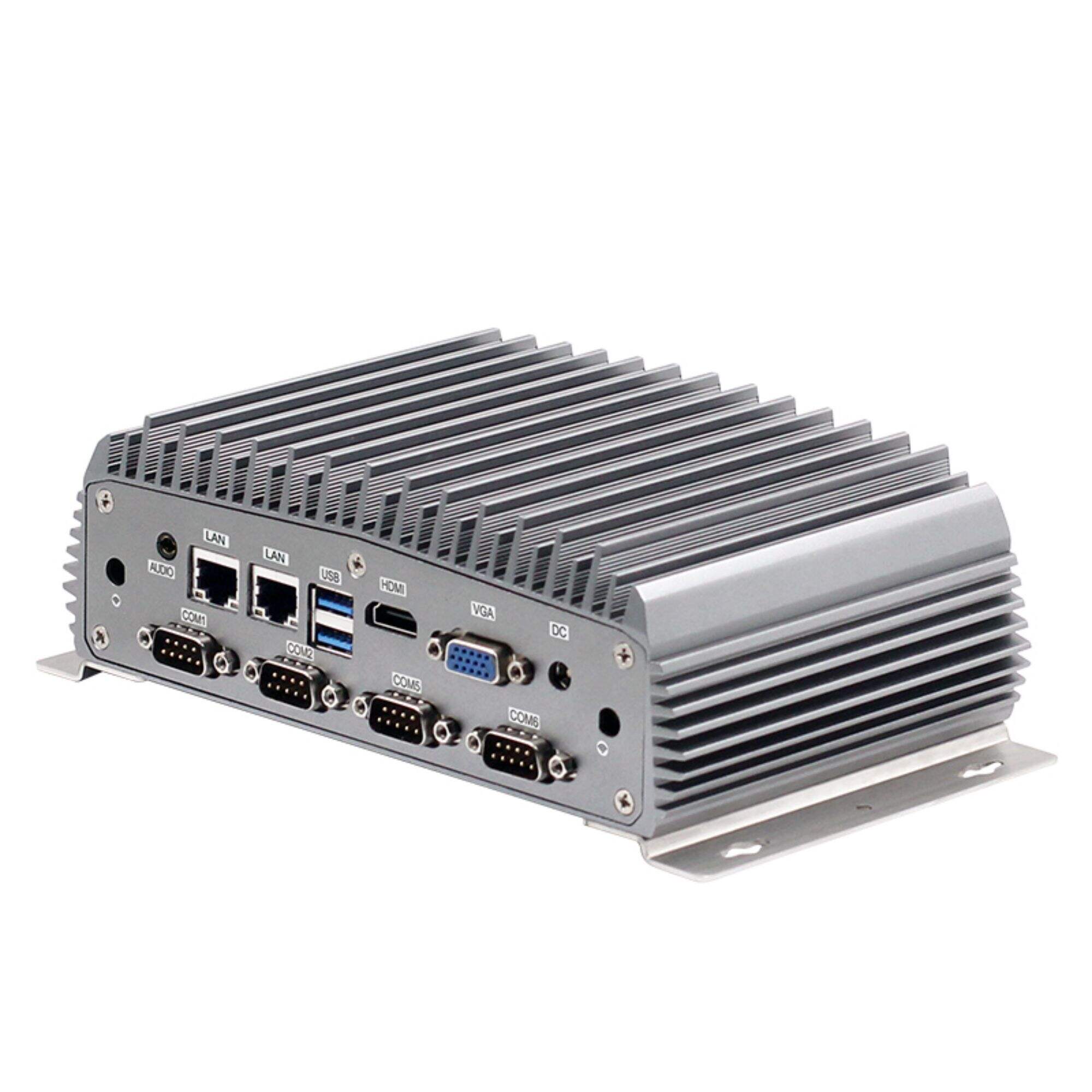 Core i3 i5 i7 Intel Skylake/Kaby lake-U Industrial Mini PC Fans 6*COM 2*LAN 6*USB Cuad Core Embedded Computer Case