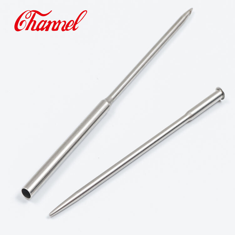 customized fabricated closed end sensor tube for temperature sensor machine manufacture