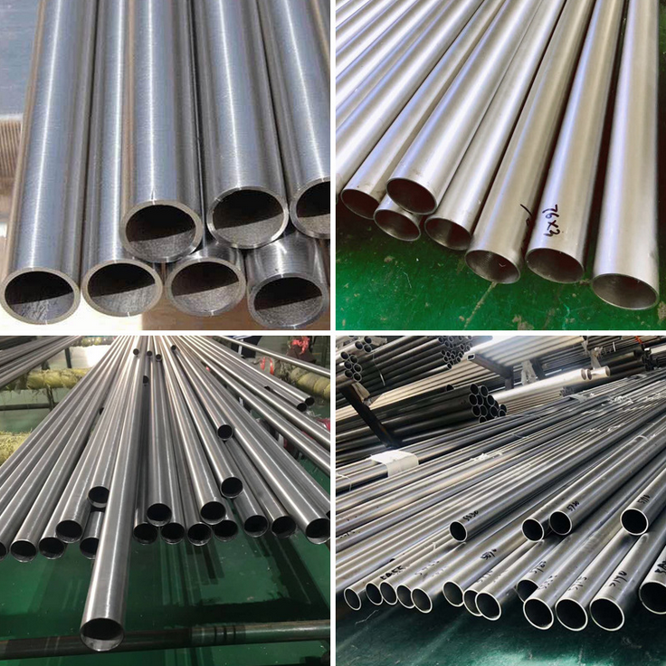 Gr2 Gr5 Titanium Round Seamless Pipe / Tube supplier