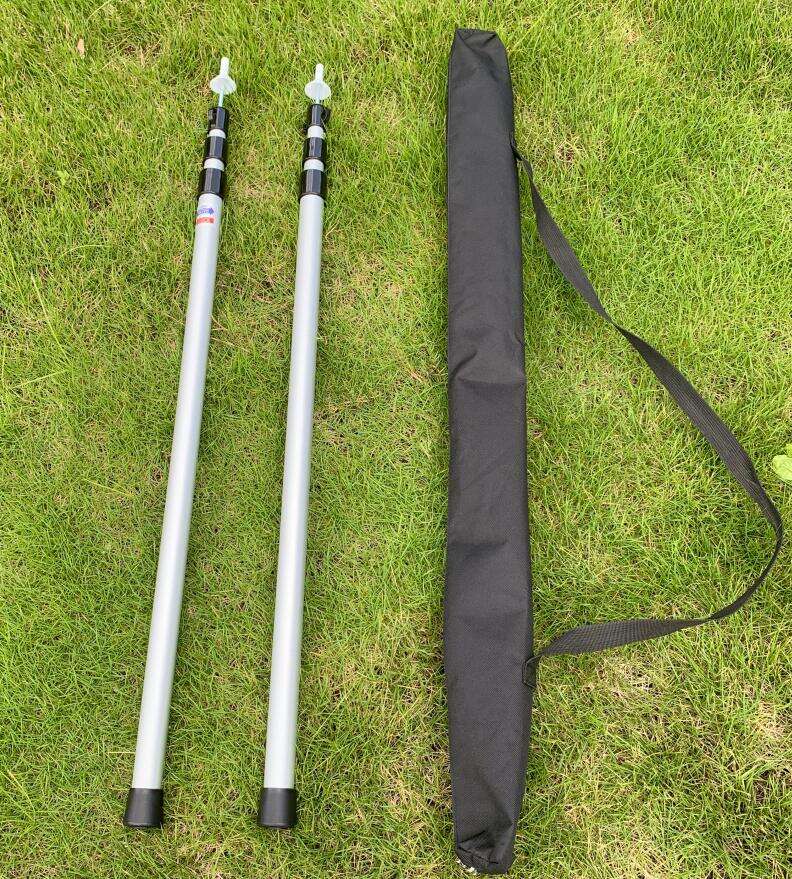 2.3m Outdoor Aluminum Adjustable Tent Pole Upgrade details