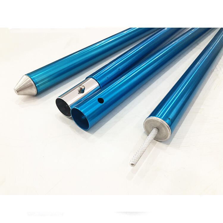 Custom Design heavy duty Adjustable Poles Telescopic Aluminum Tent Pole supplier