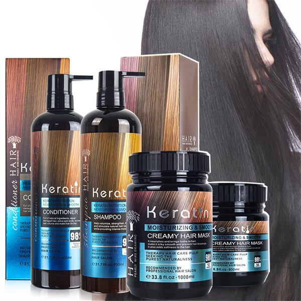 Nourish and strengthen your hair with a keratin hair mask