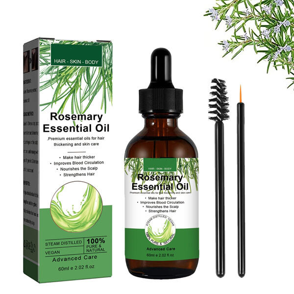 Revitalize dry and damaged hair with rosemary oil