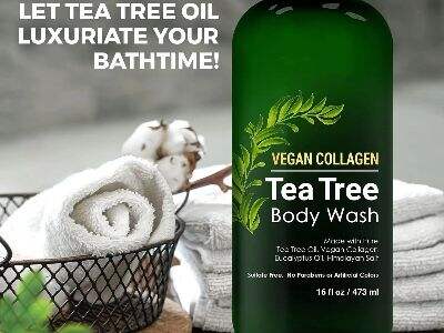 Private Label Tea Tree Oil Shower Gel For Natural Skincare Brands