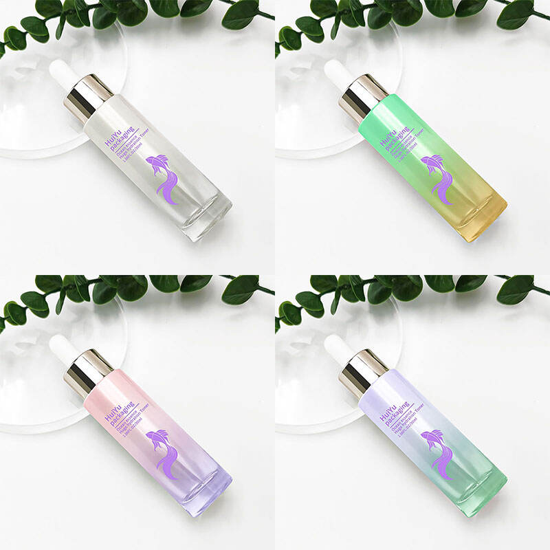 Luxury Glass Dropper Bottle Cosmetic Packaging HY-1861