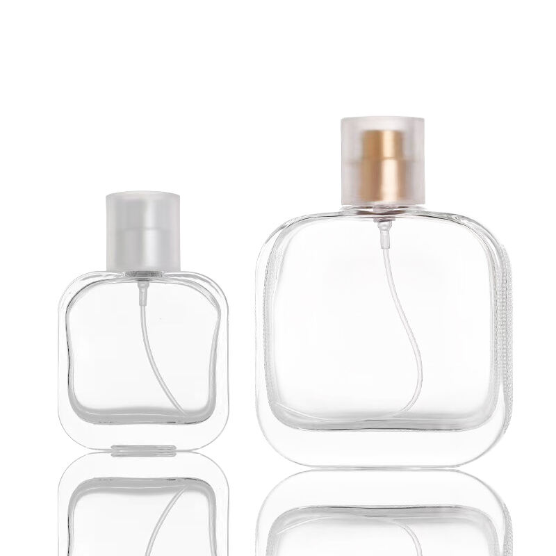 Leere Parfumflakons Quadratische Glas Fein-Sprühflasche HY-192