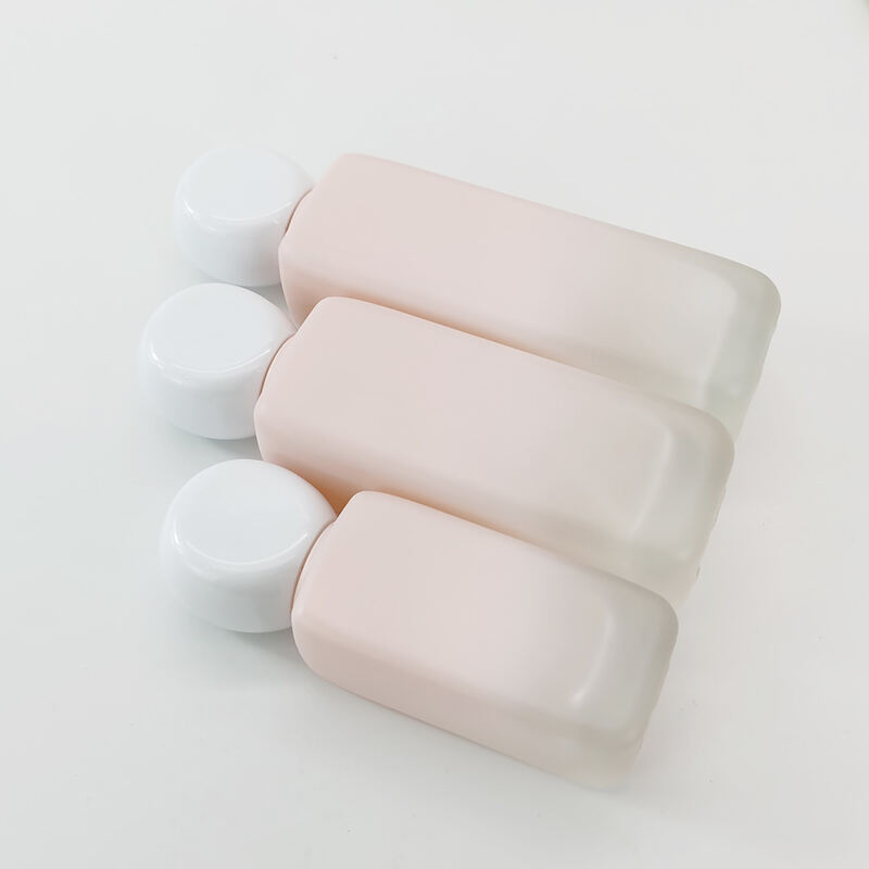 Neuheiten in Rosa mit flachem Kopf Pflegesatz Gesichtscreme Dose HY-2401