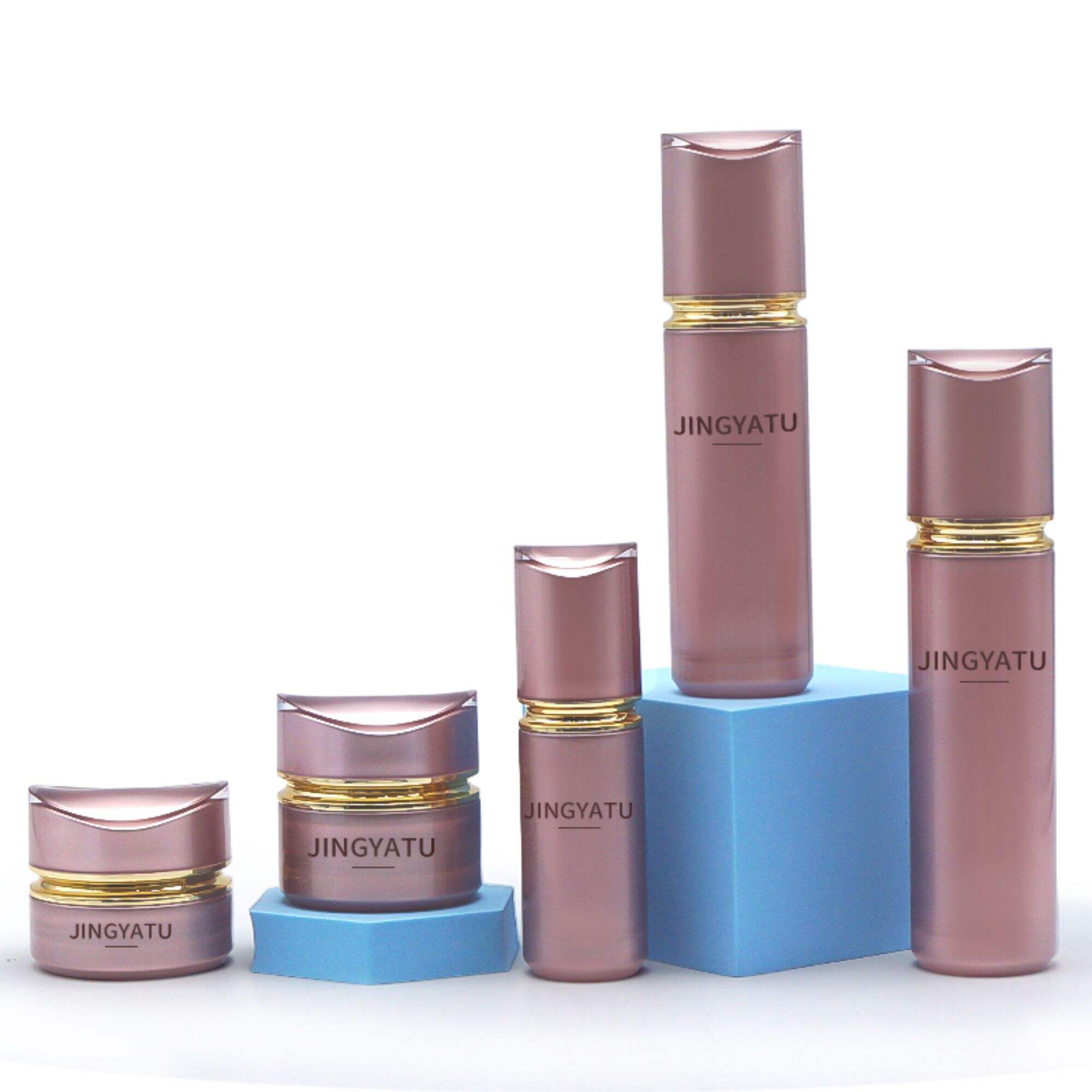 Kosmetik schräg Schulter Schraubverschluss Glasflasche leer HY-2380