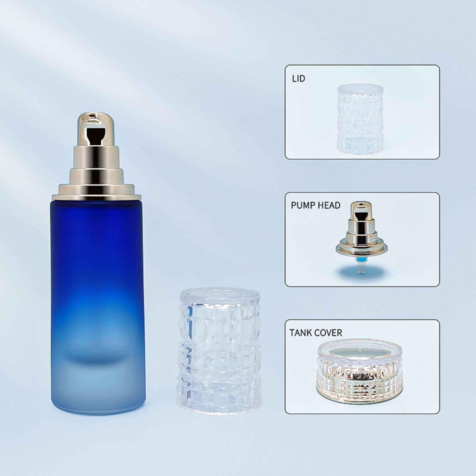 Kosmetikverpackung Glascremebehälter HY-2394