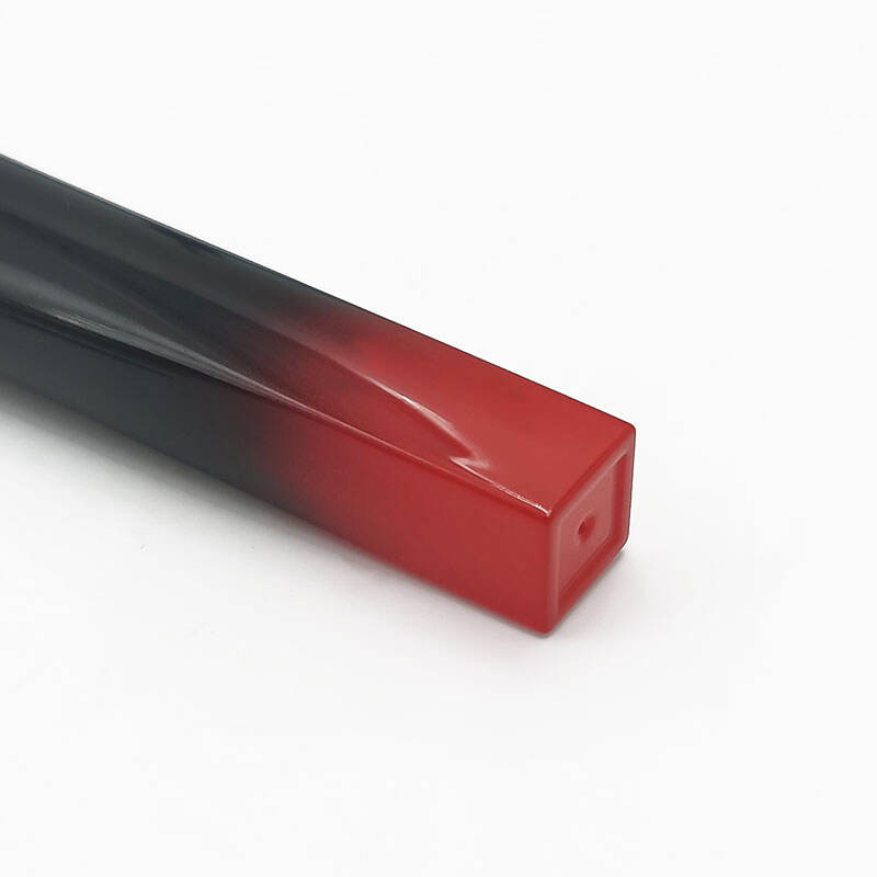 Black red gradient lipstick tube  8186