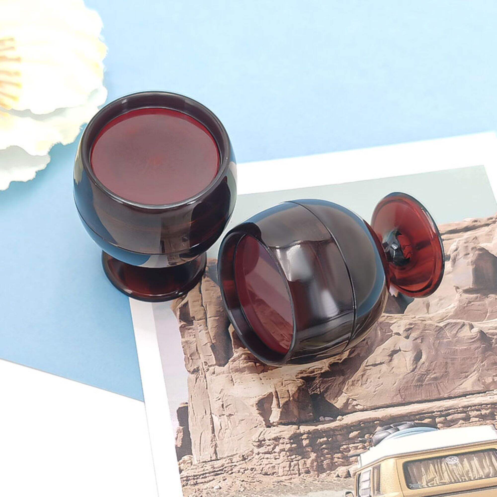 Red Cup Model Makeup Eye Shadow Mini Container 8561