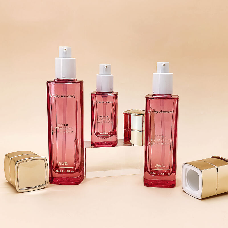 glasflaschen-Sets Glasdose für Hautcreme Gesichtscreme Lotionflasche HY-2425