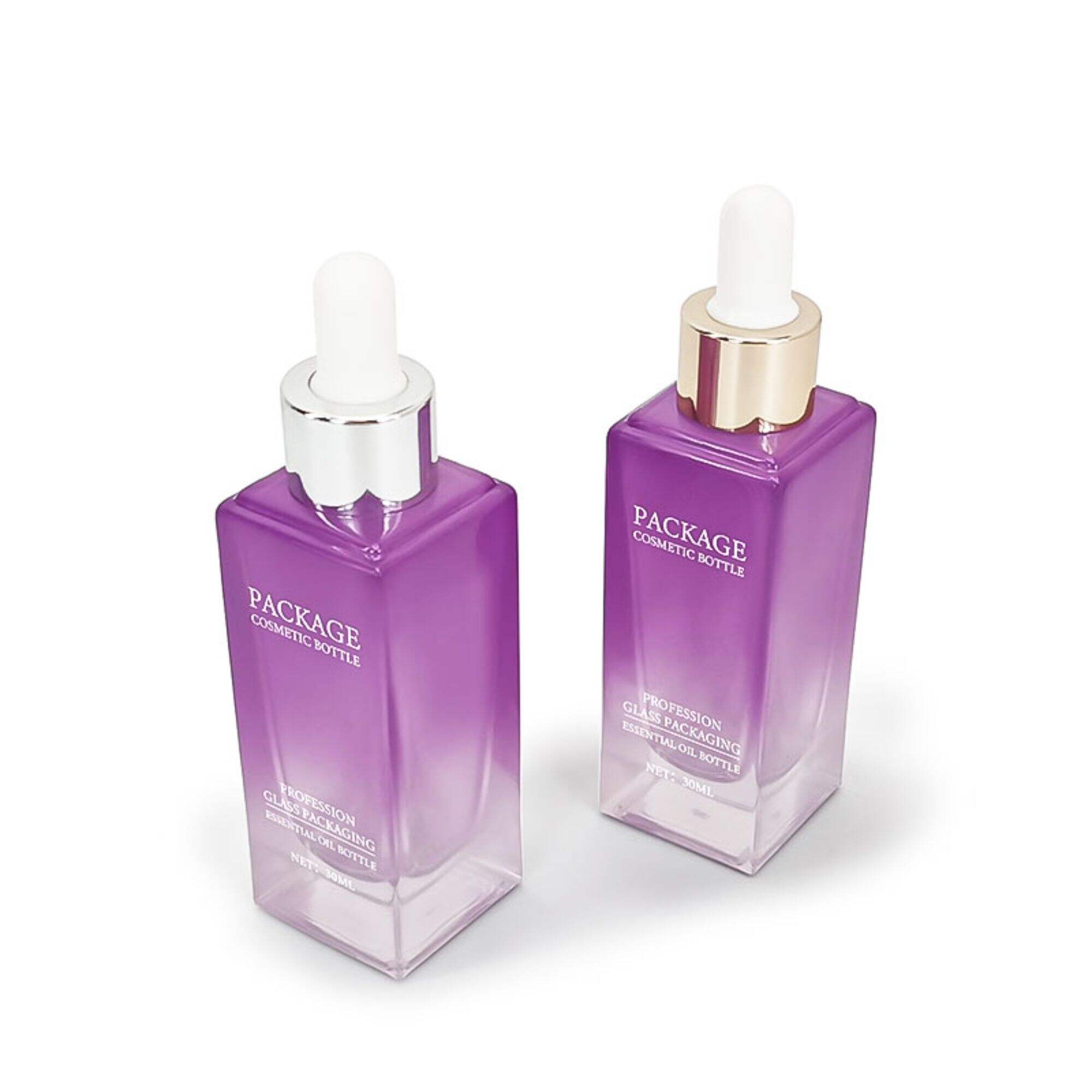 Kosmetik-Sprayflasche 30ML Charme Lila/Gradient Tropfenflasche HY-041