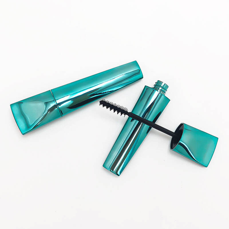 Electroplated 4d fiber mascara tube empty packaging   8183