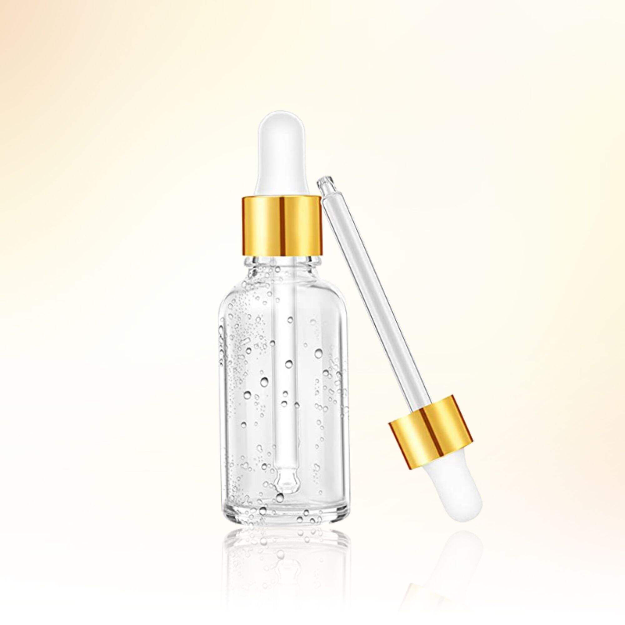 Klare Runde 5ml, 15ml, 30ml, 100ml Tropfenflaschen Mit Pipette HY-1802