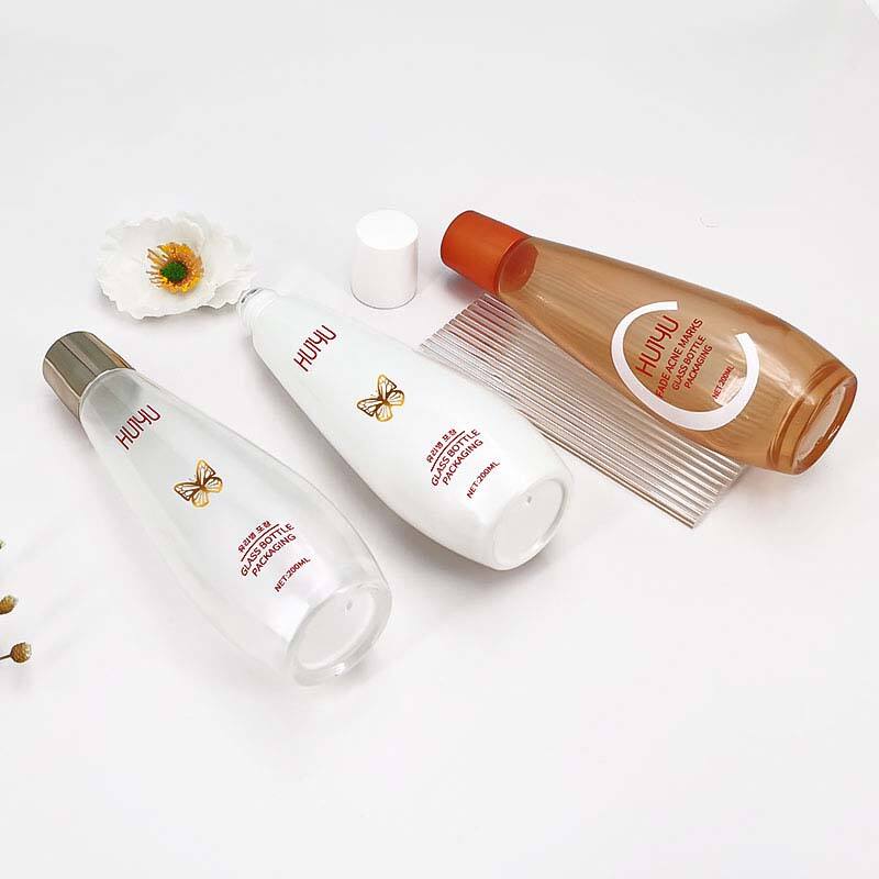 Hot product glass bottle 200ml Skincare products toner bottles HY-1862