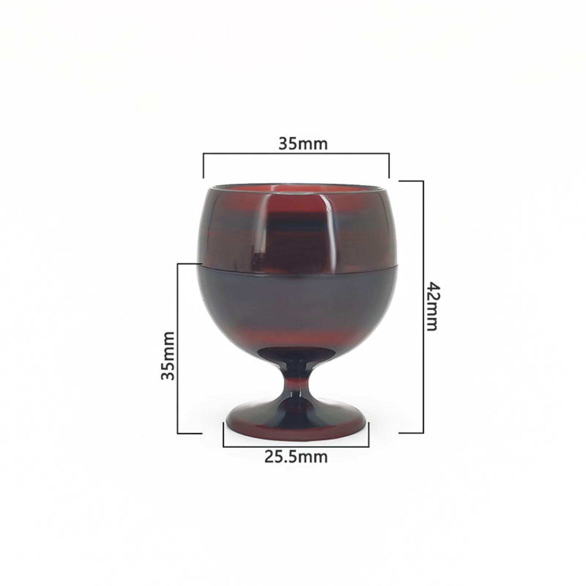 Red Cup Model Makeup Eye Shadow Mini Container 8561