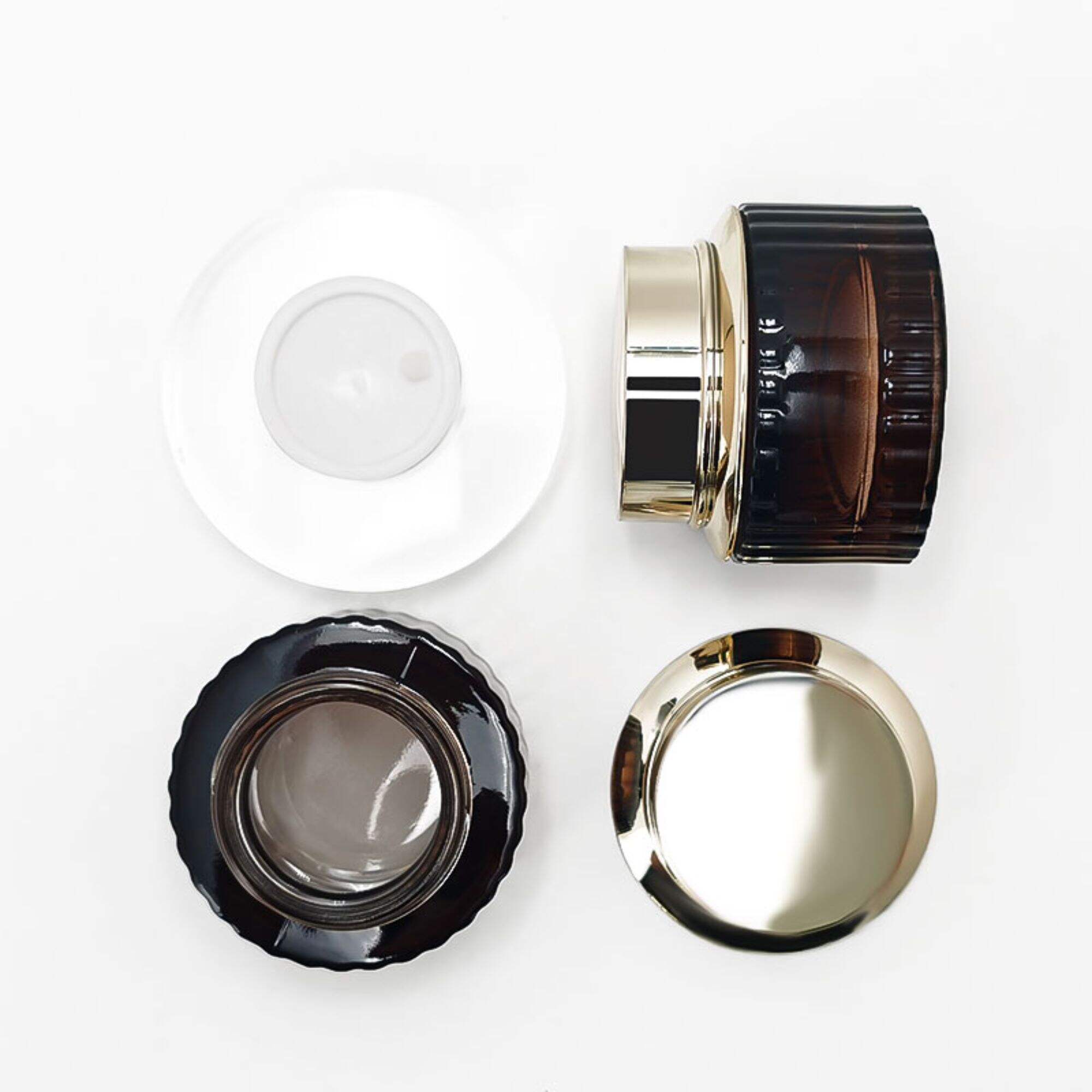 Hot selling product emulsion bottle face cream jar cosmetic set HY-2395