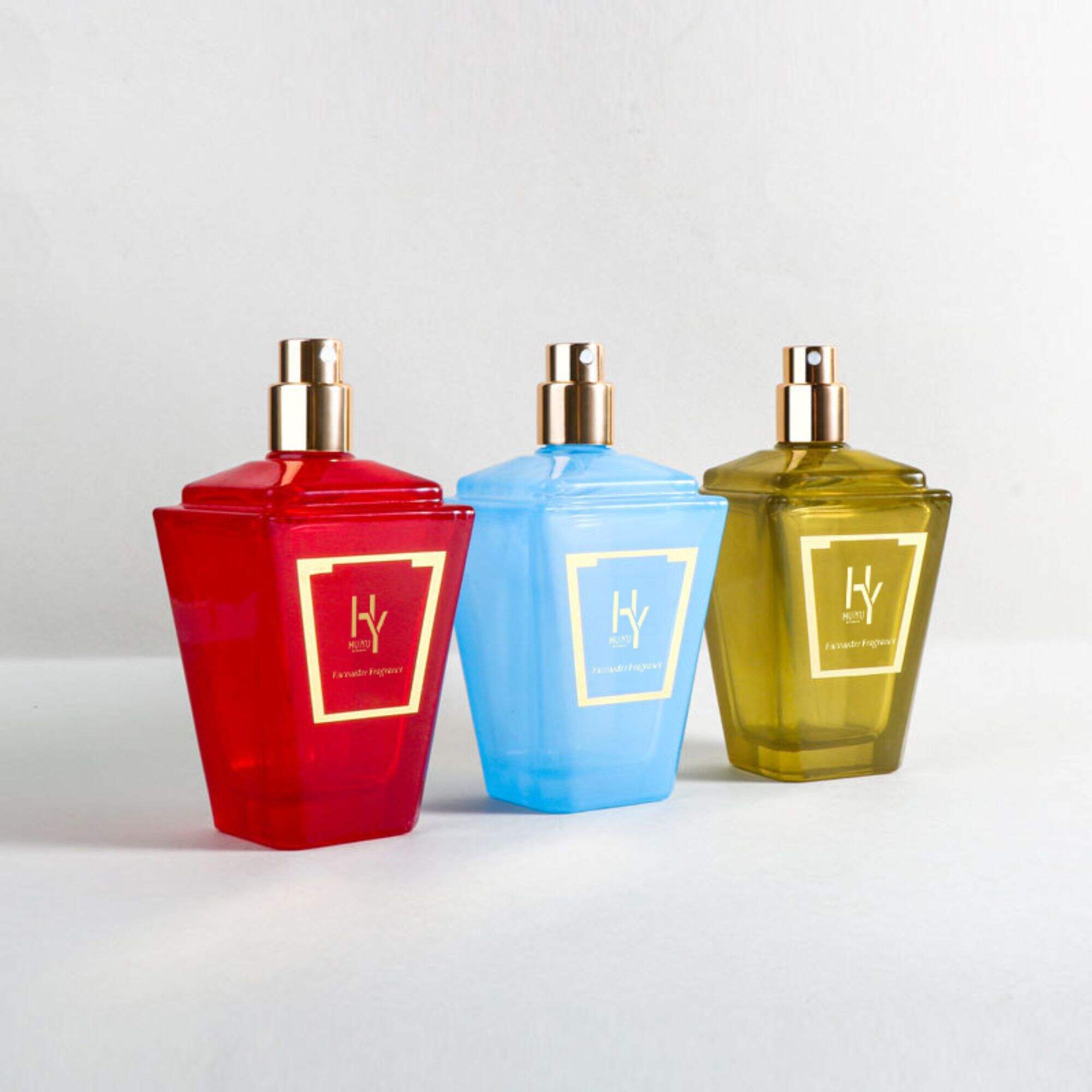 Eindeutiges Design kugelförmige Sprühduftflasche mit individueller Farbe und Logo HY-202