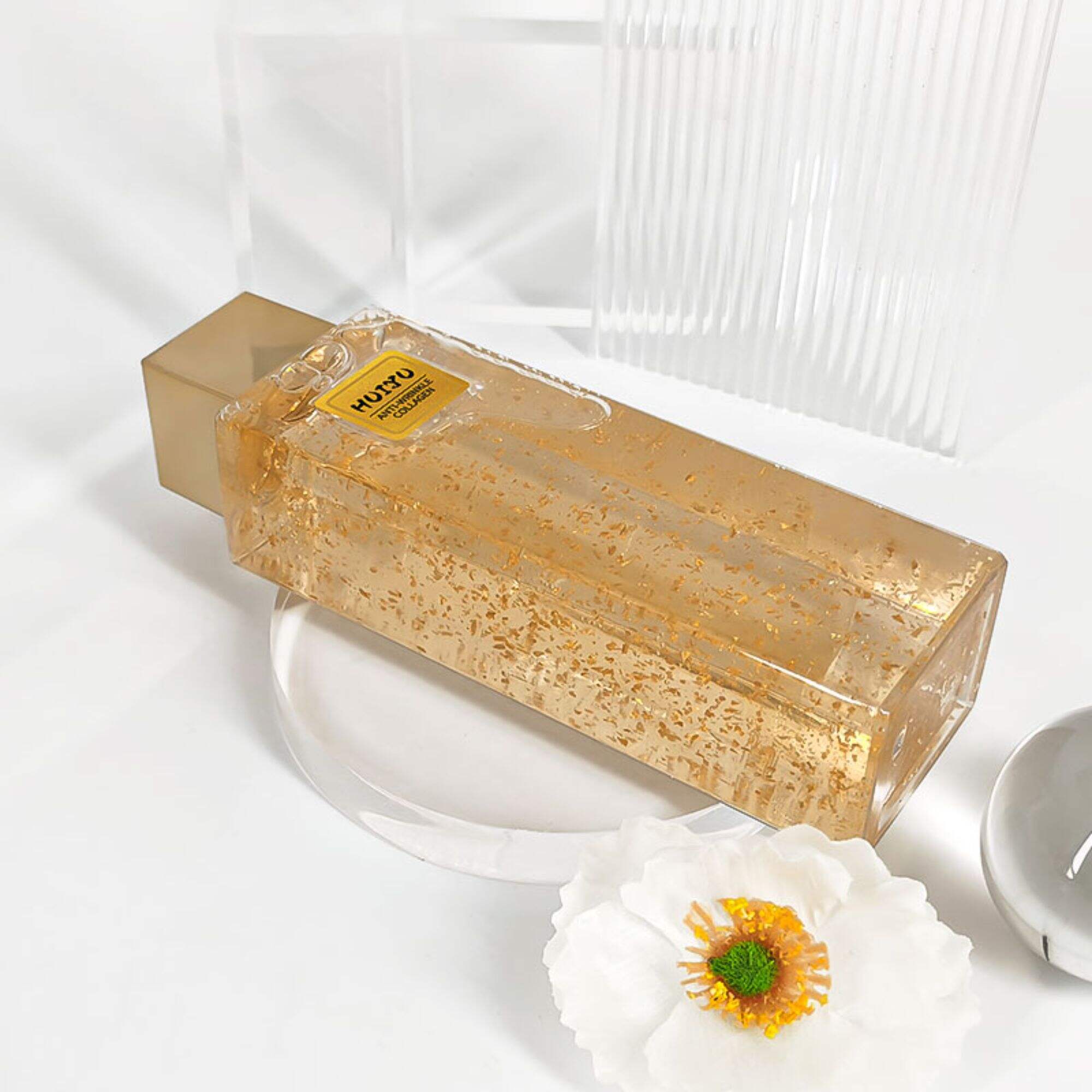 High-End Luxusglasflasche für Kosmetik 120ml Hautpflegeverpackung HY-1864