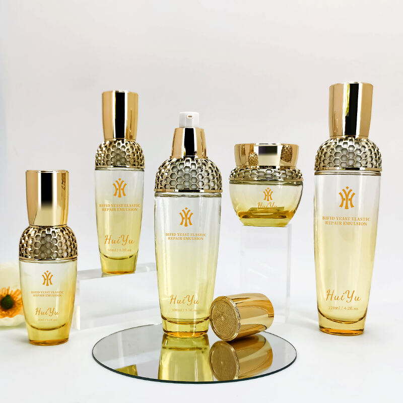 Neues Produkt goldene leere Hautpflege Kosmetikset HY-2372
