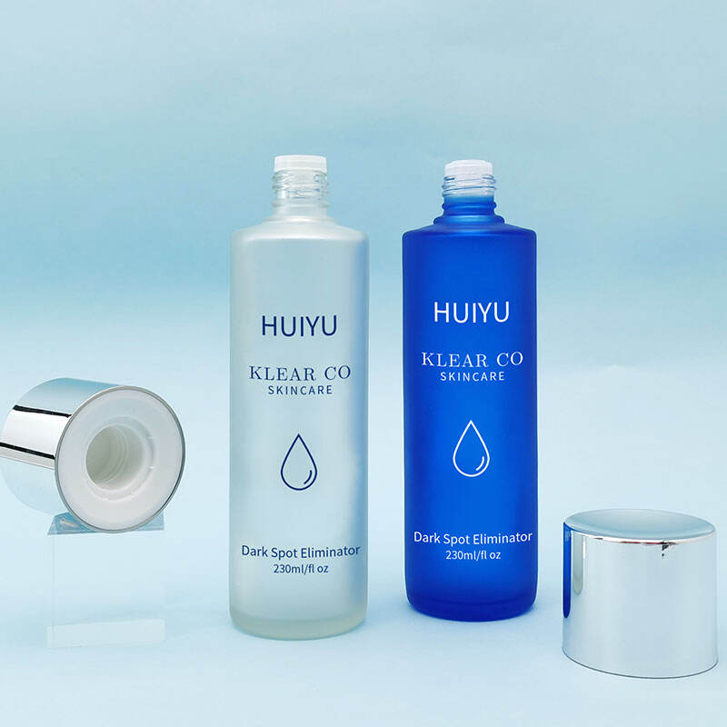 Frosted Empty Skincare Set Glass Facial Toner Bottle HY-1853