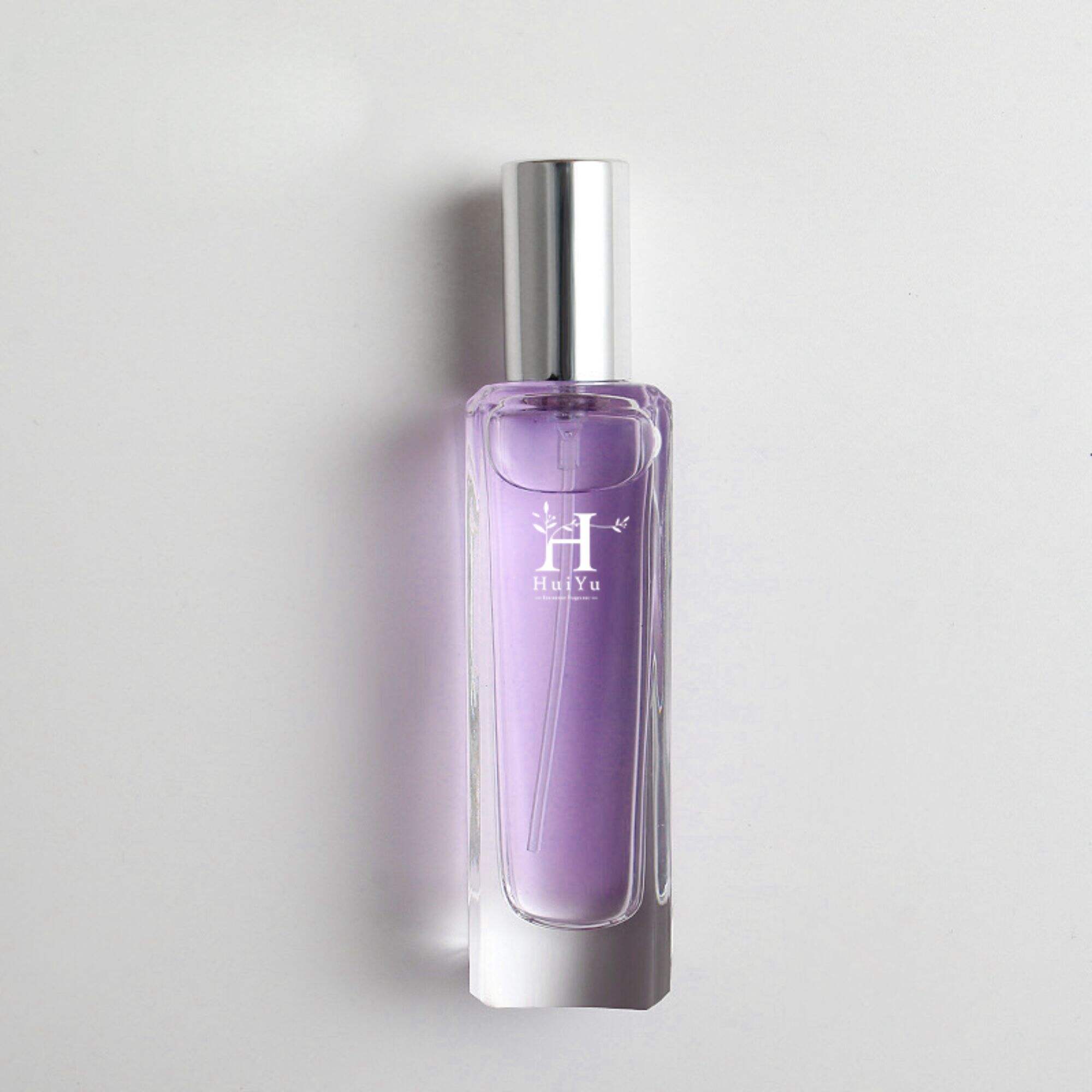 Frauenparfüm violette Flasche 30ML transparente Glasflasche Parfüm Trennflasche HY-224