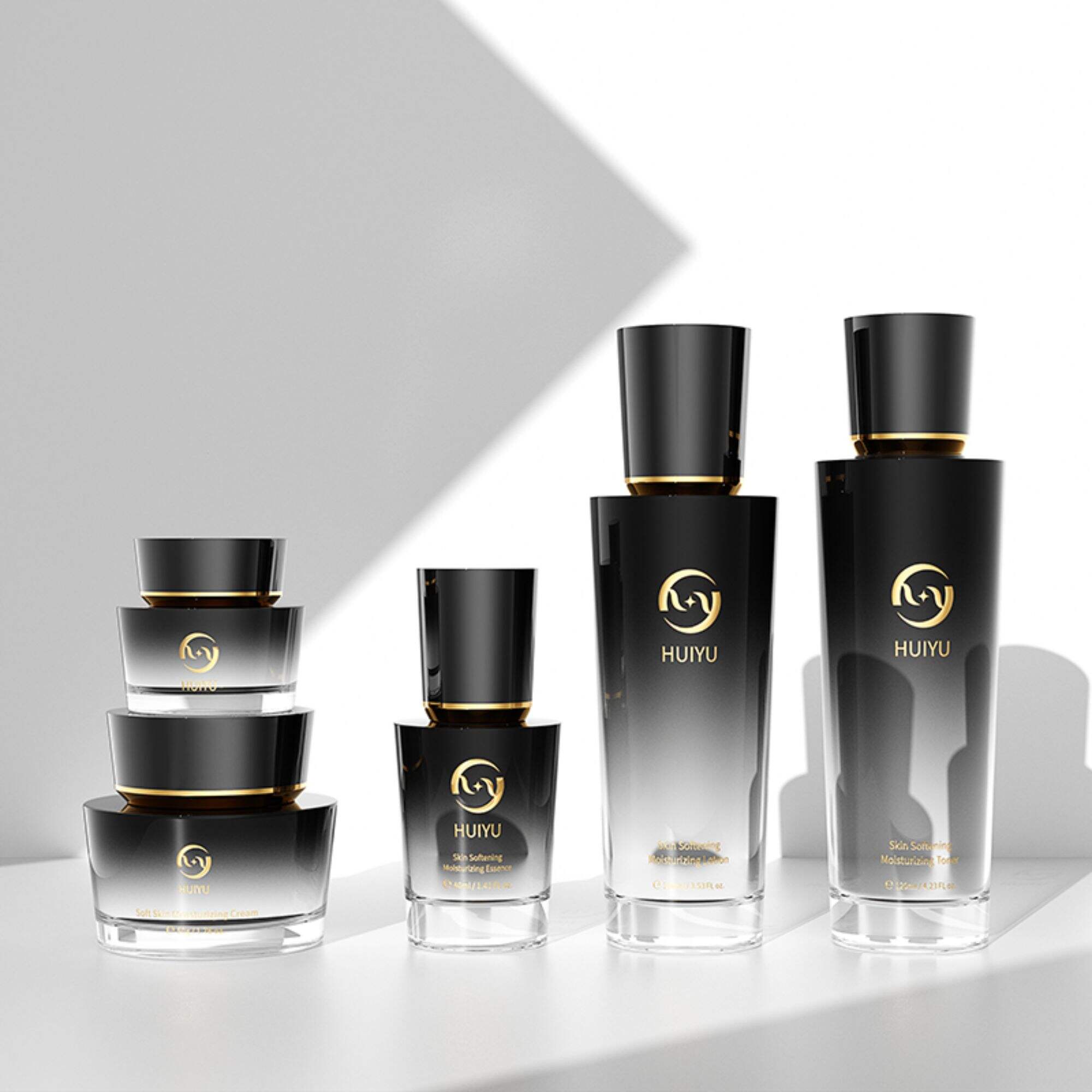 Kosmetik maßgeschneiderte Verpackung Hautpflegeöl Glasflaschen Set HY-2361