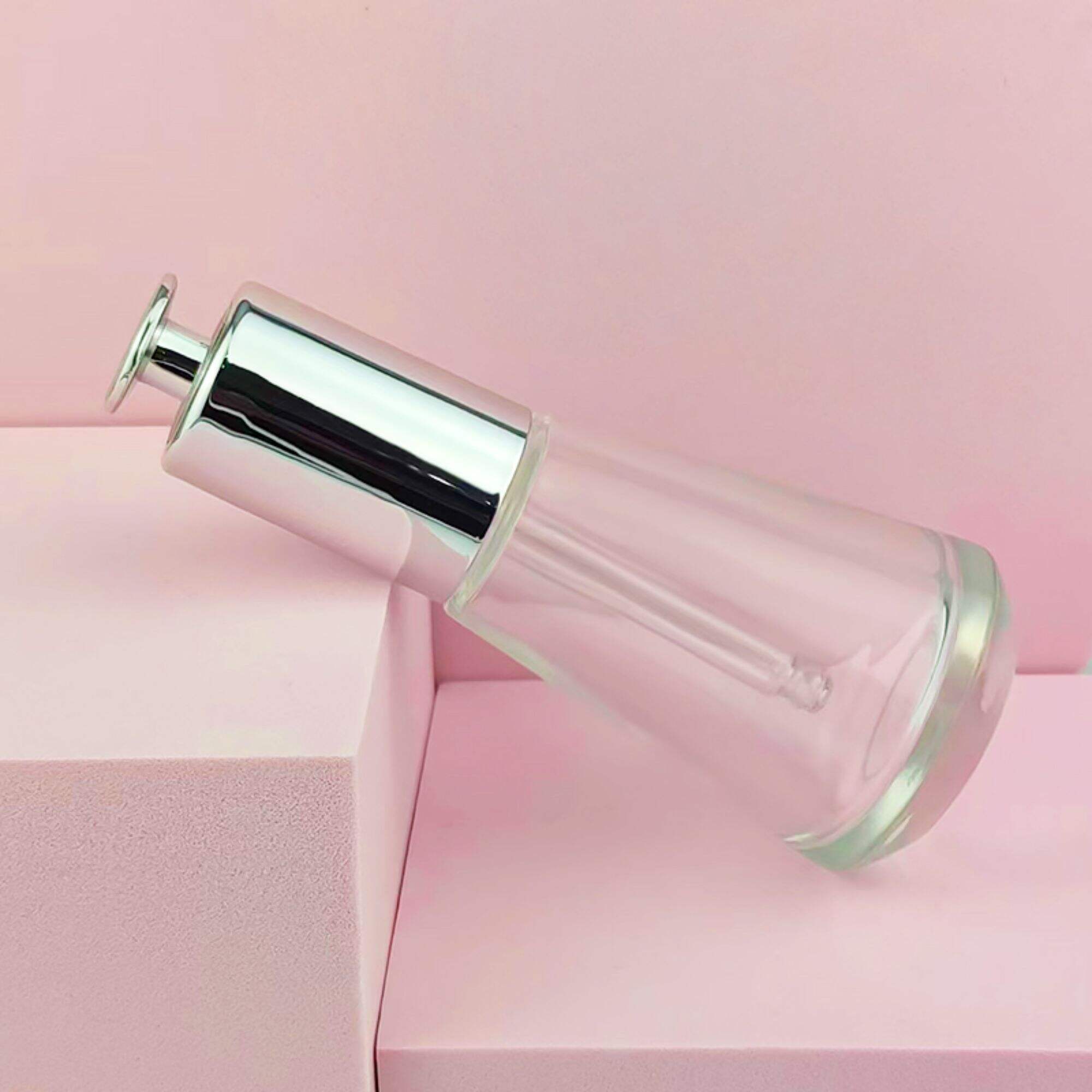 Transparenter Druckpumpenspender für Essenzflüssigkeit HY-1817