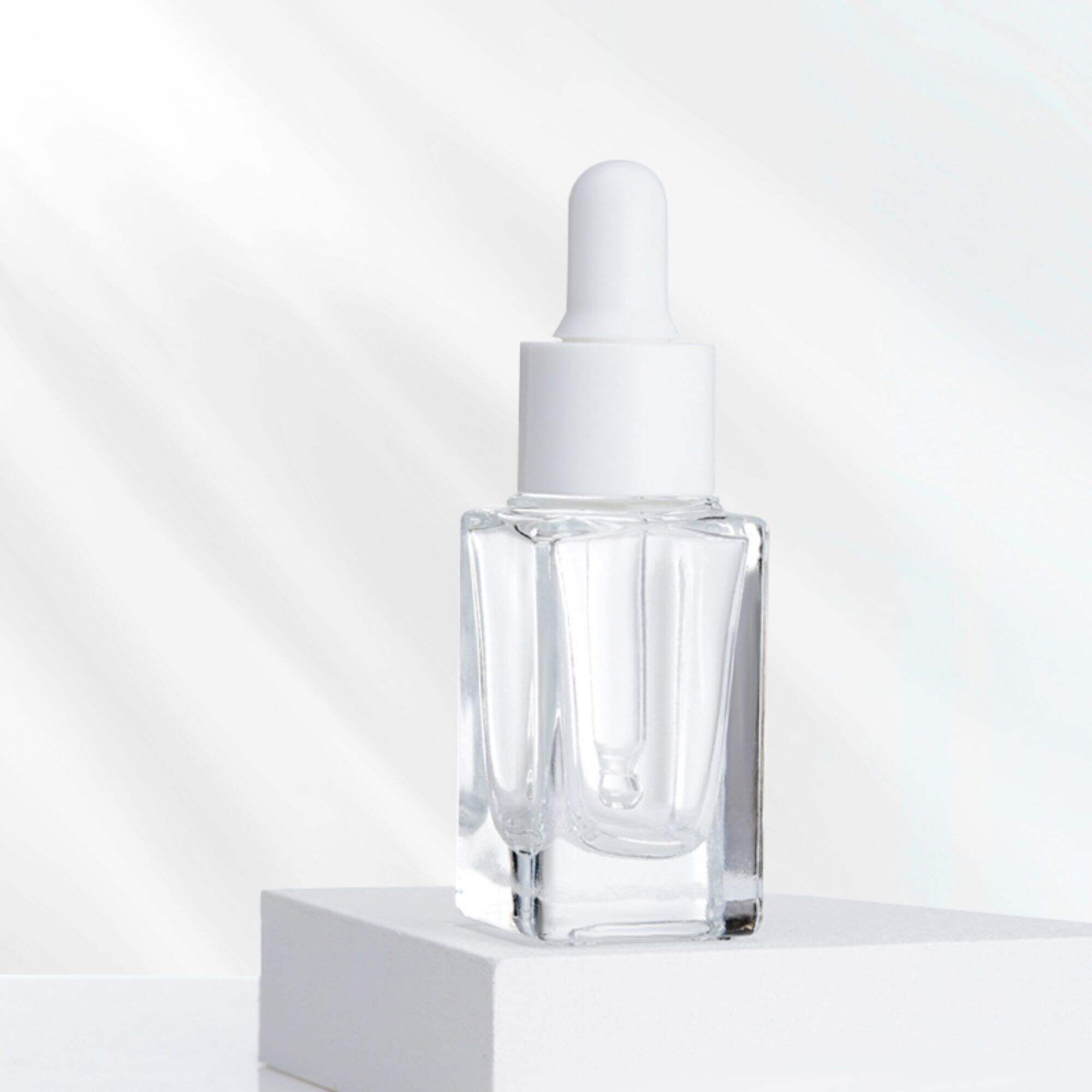 Luxusverpackung Custom Quadratische Glasmaterial Pipettenflasche HY-131