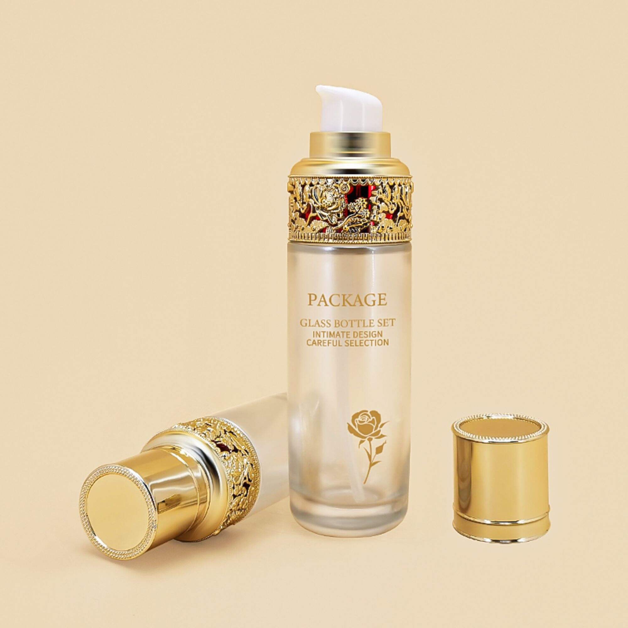 Glascremebehälter für Hautpflegekosmetik HY-2377