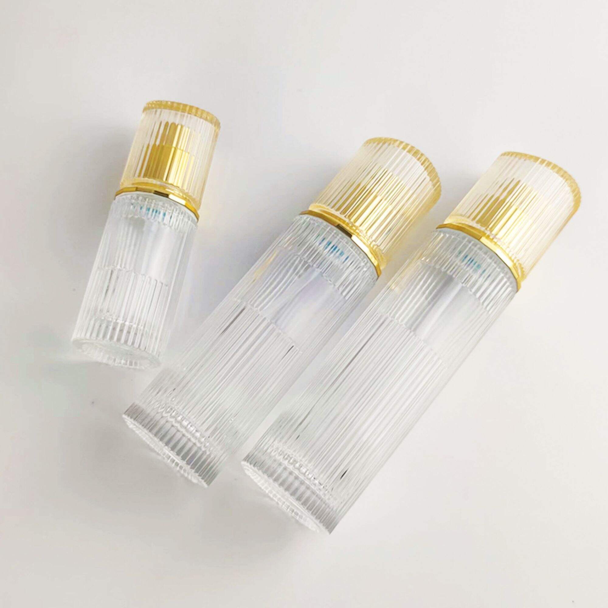 White Empty Lotion Bottles and glass jar cosmetic container HY-2363