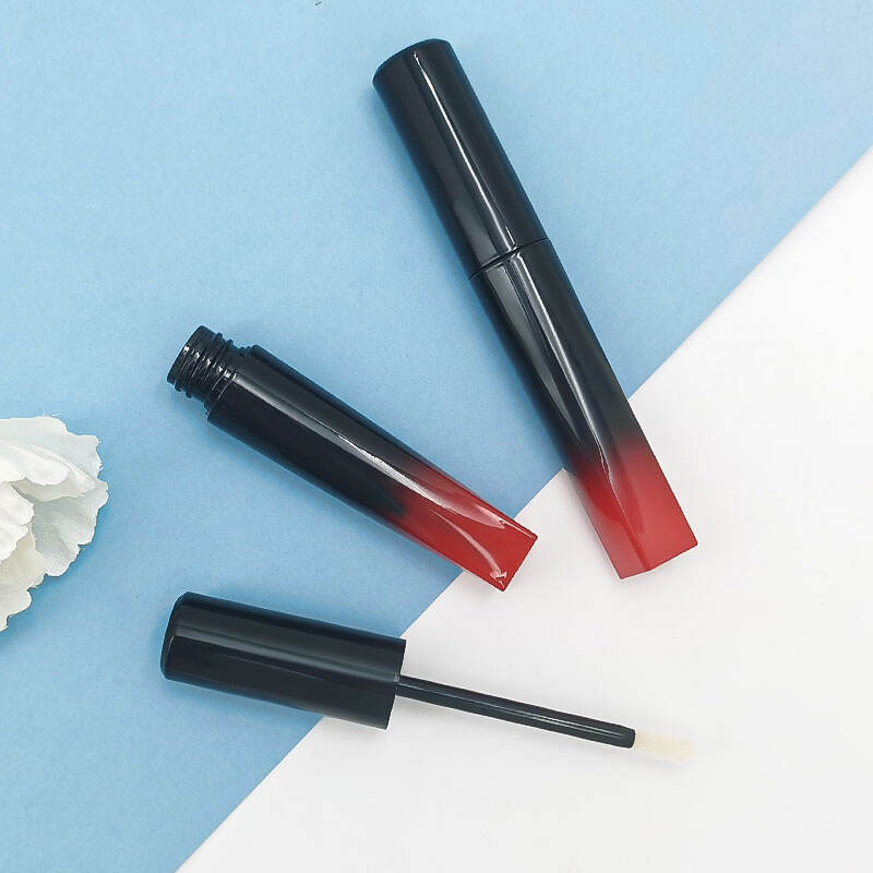 Black red gradient lipstick tube  8186