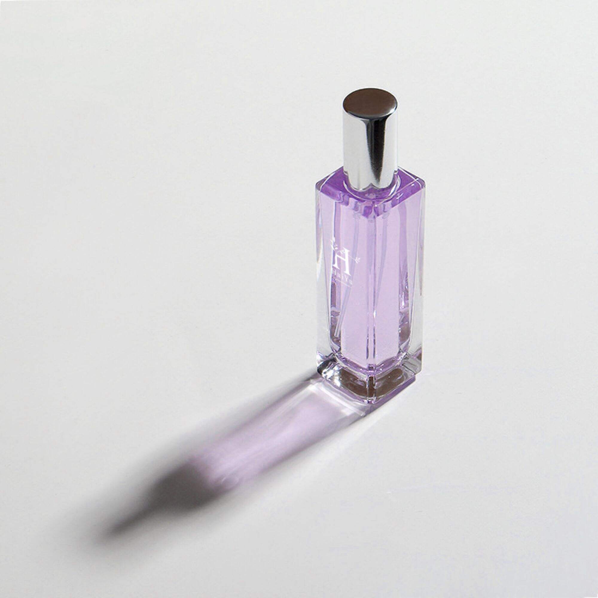 Frauenparfüm violette Flasche 30ML transparente Glasflasche Parfüm Trennflasche HY-224
