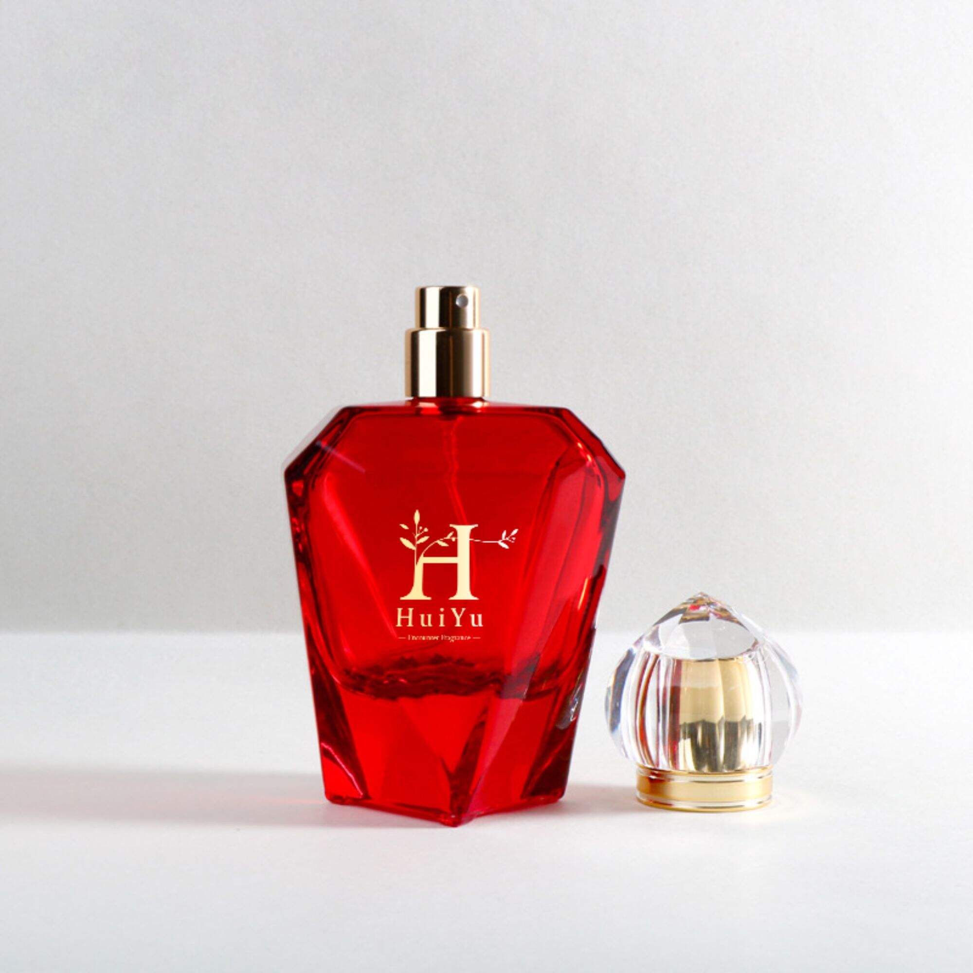 damenparfüm rote Flasche kleines Parfümsprayfläschchen HY-214