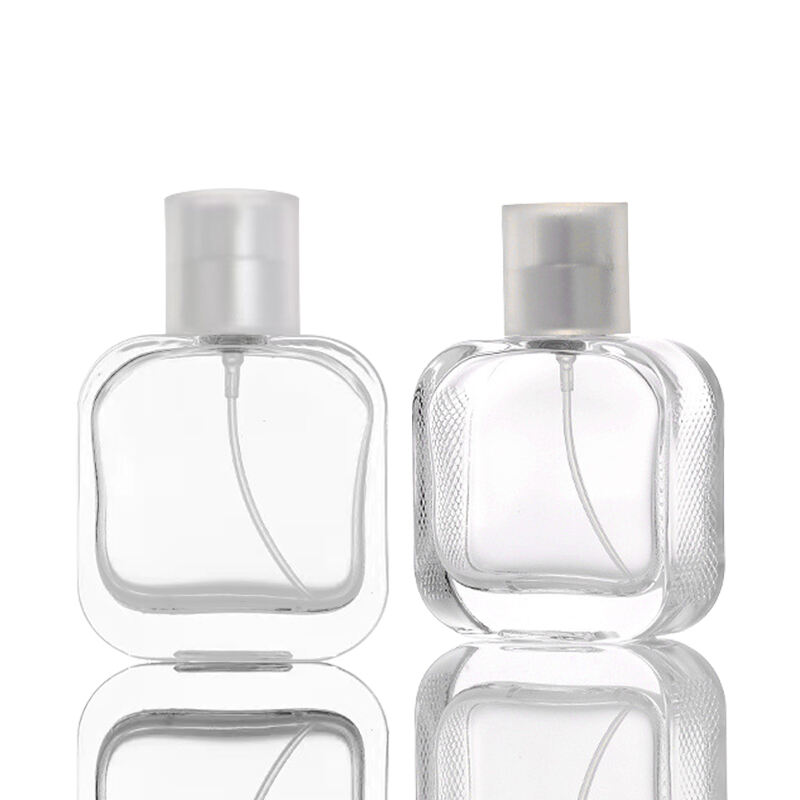 Leere Parfumflakons Quadratische Glas Fein-Sprühflasche HY-192