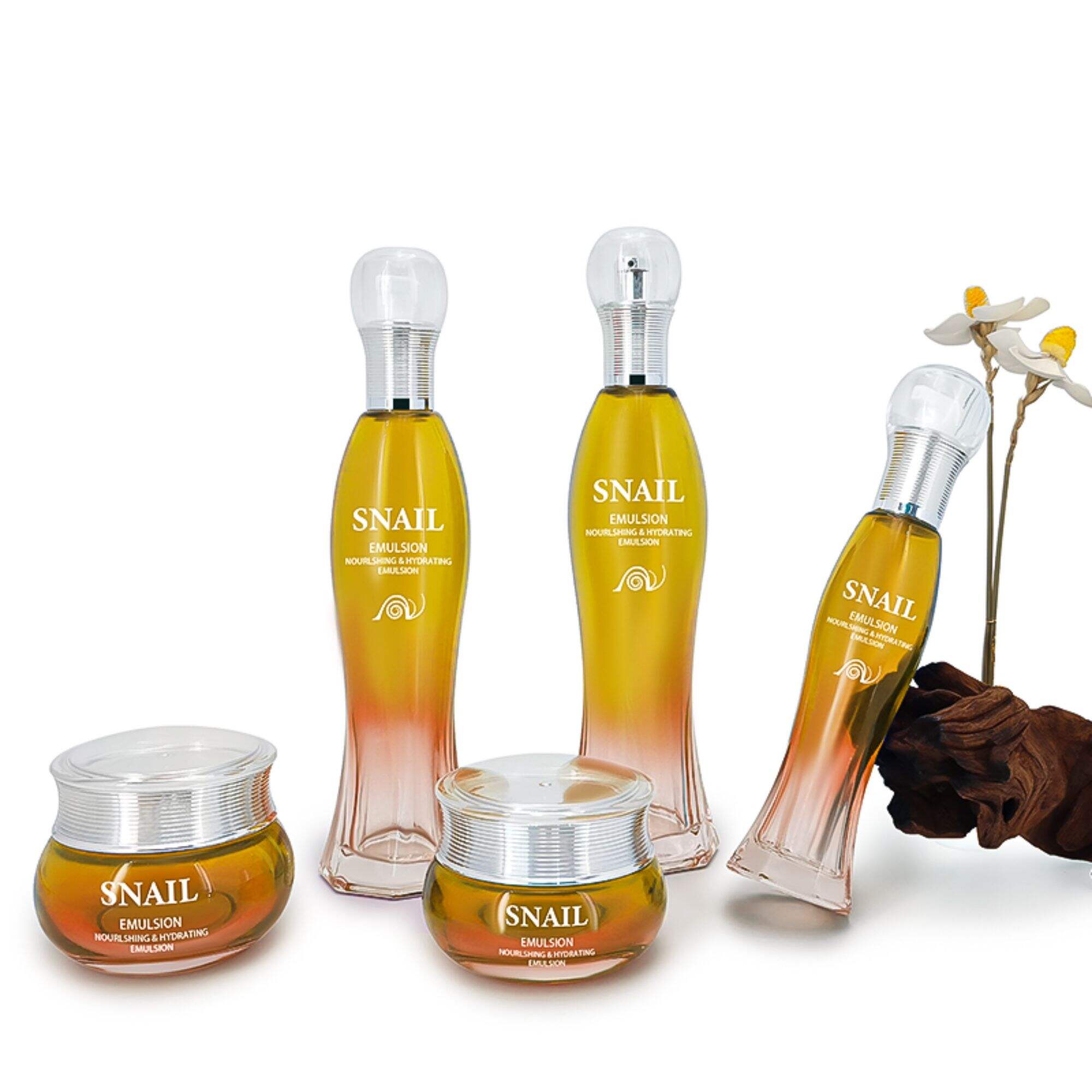 Luxury Round Waist Square Skincare Packaging HY-2322