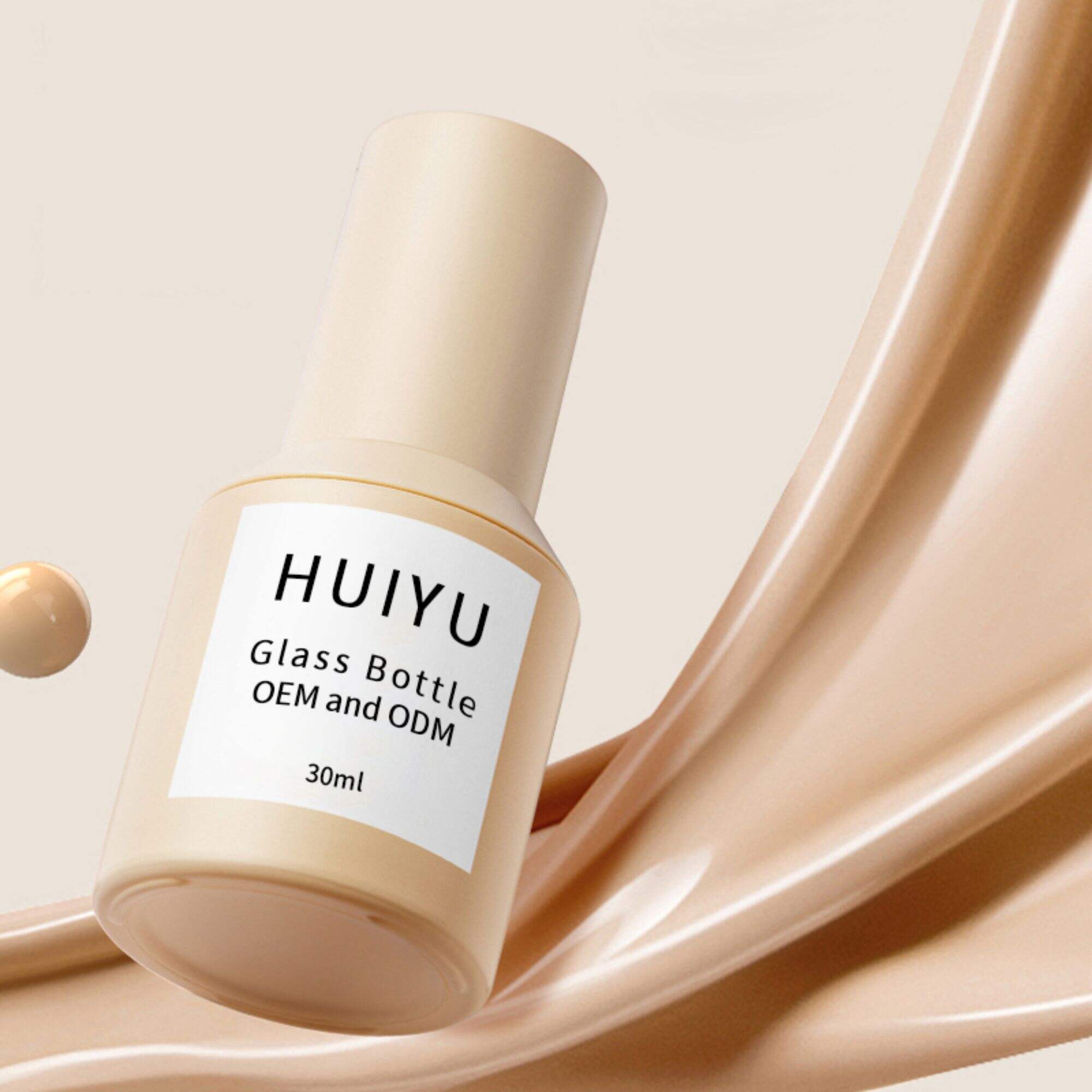  Customized packaging of liquid foundation pump bottle essence lotion HY-1827