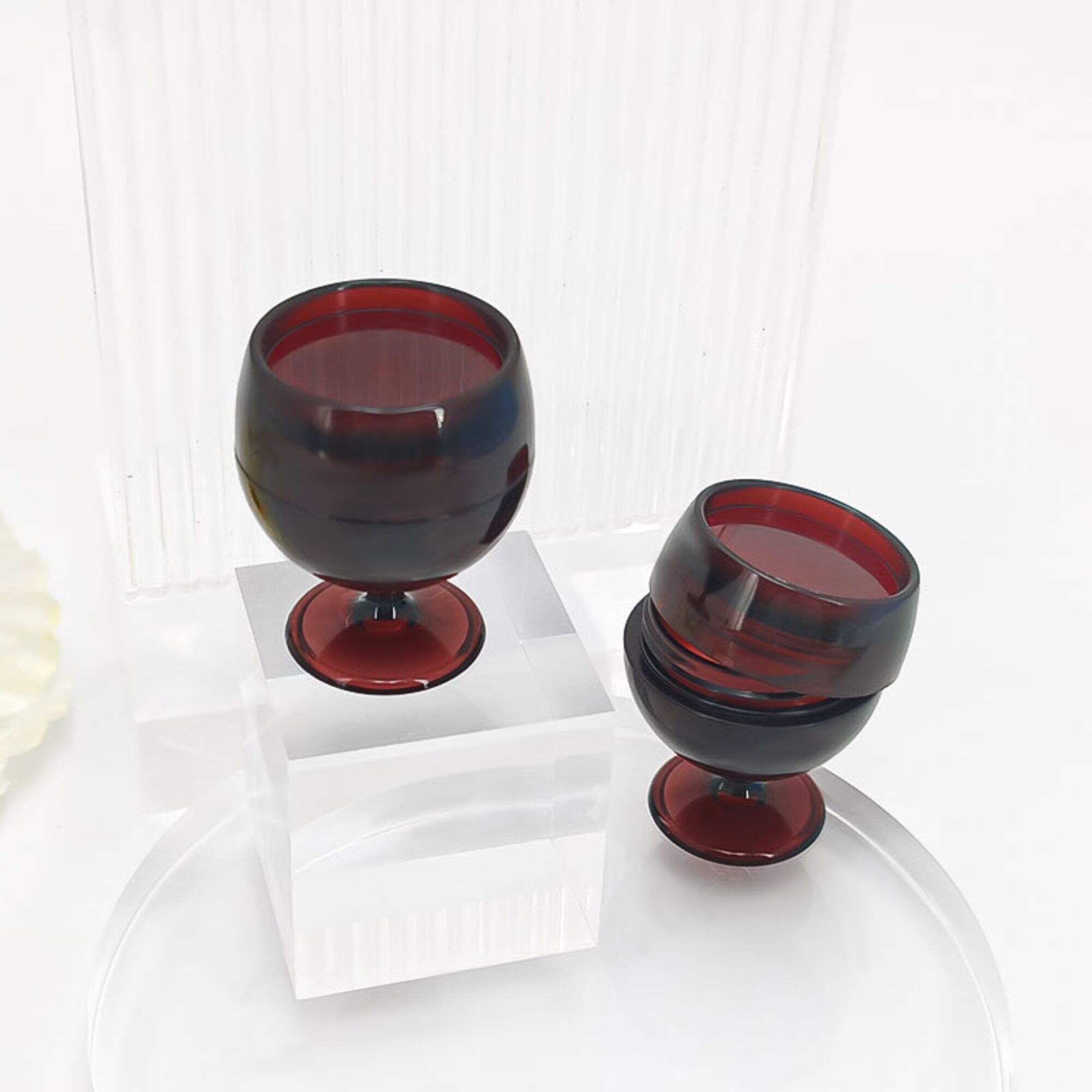 Red Cup Model Makeup Eye Shadow Mini Container 8561