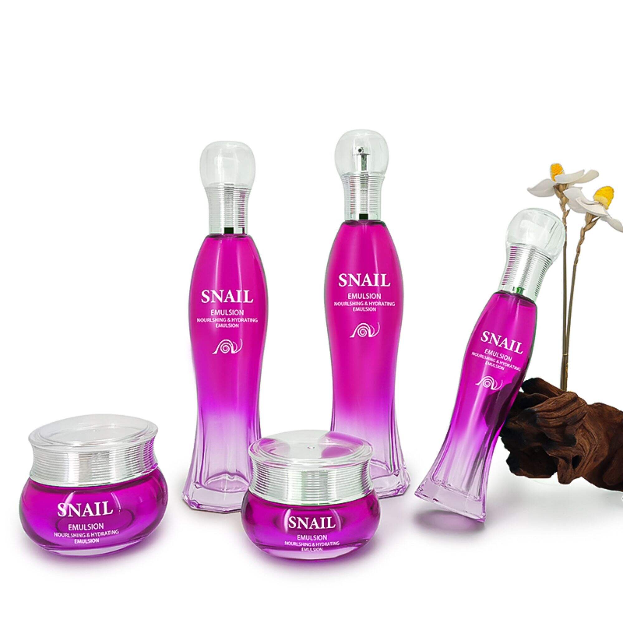 Luxury Round Waist Square Skincare Packaging HY-2322