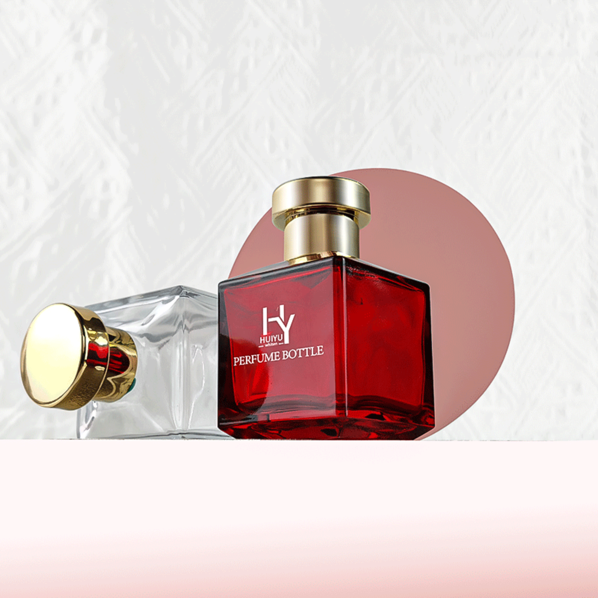 Parfümsprühflasche Klassisch Rot Vintage Kölnischwasserflaschen HY-P326