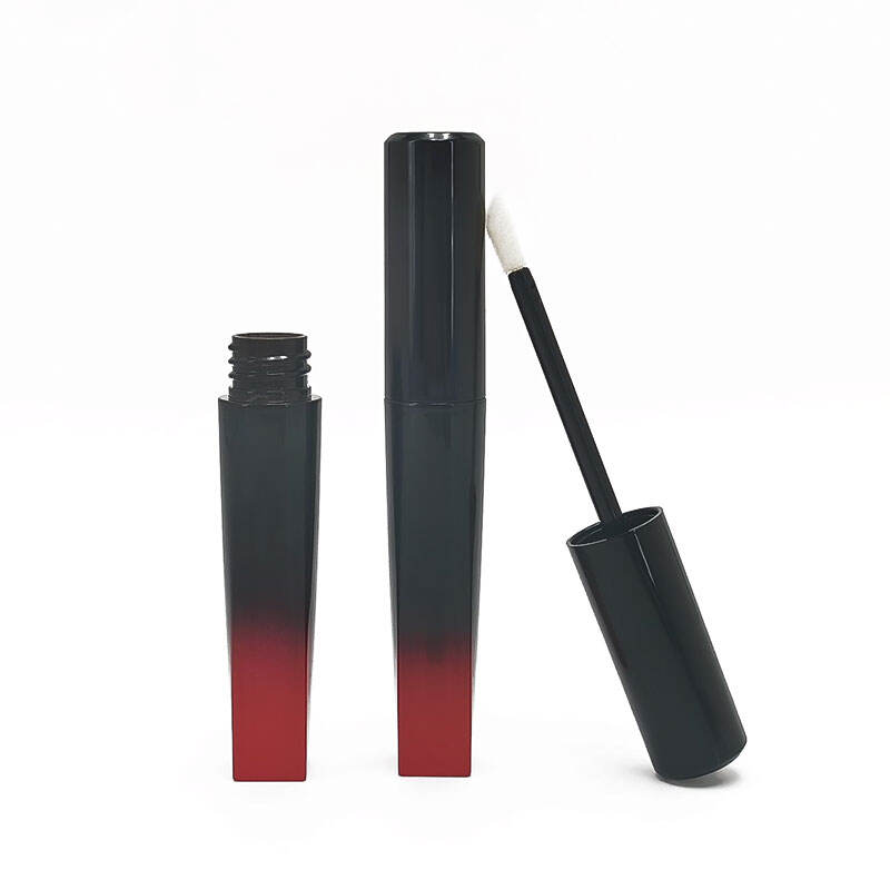 Black red gradient lipstick tube  8186