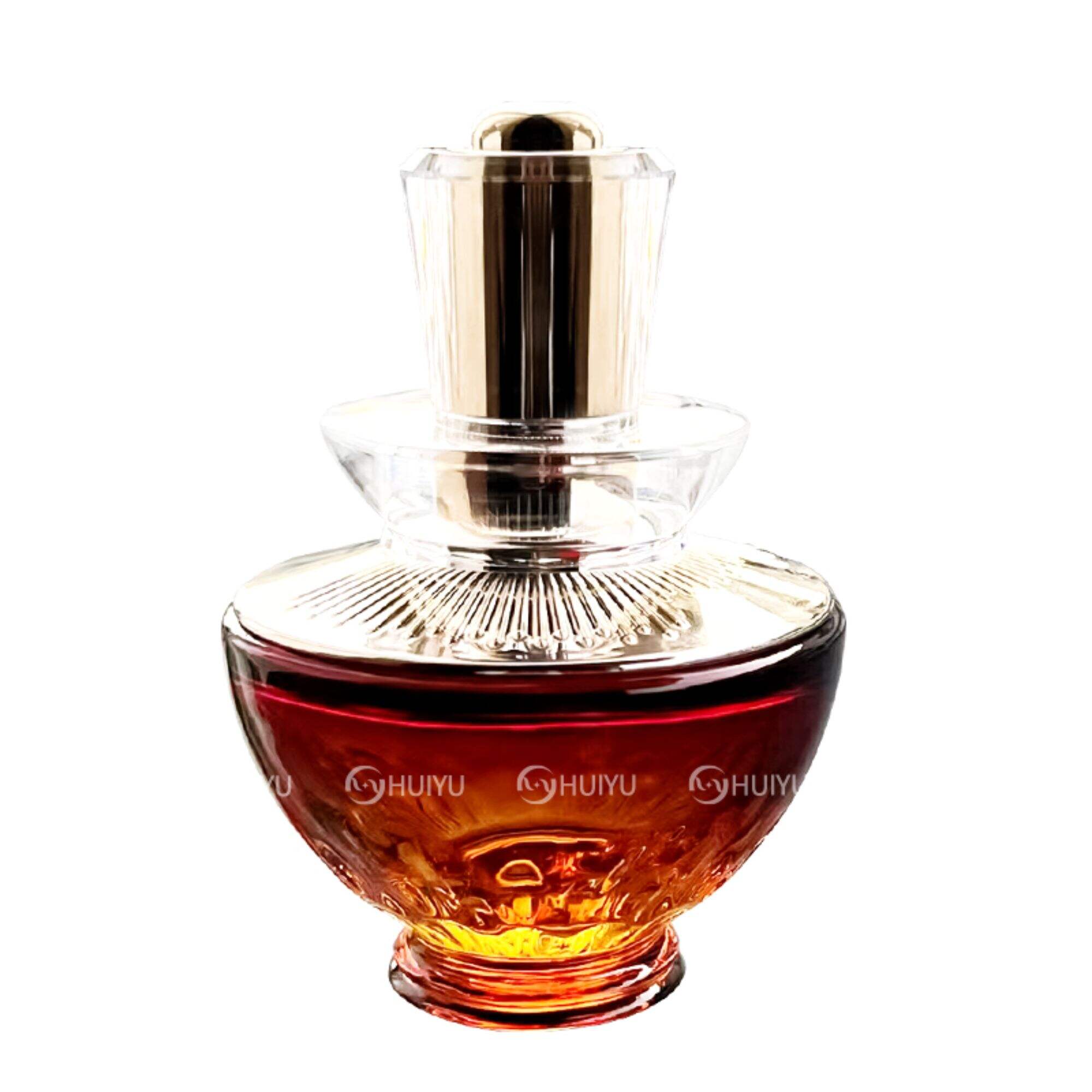 Klassische transparente Tropfenflasche für ätherisches Öl mit retro Luxus HY-1842