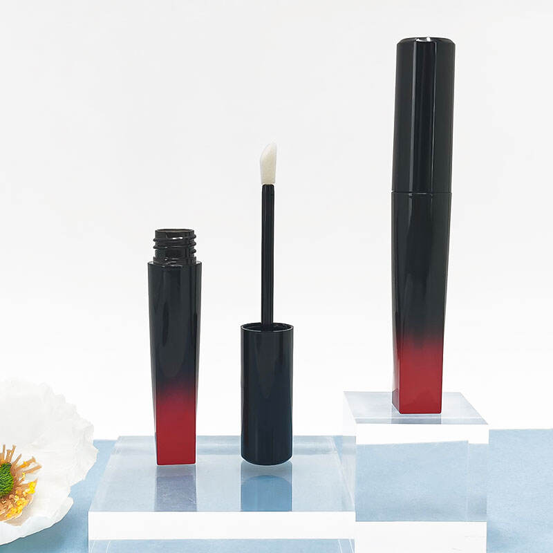 Black red gradient lipstick tube  8186