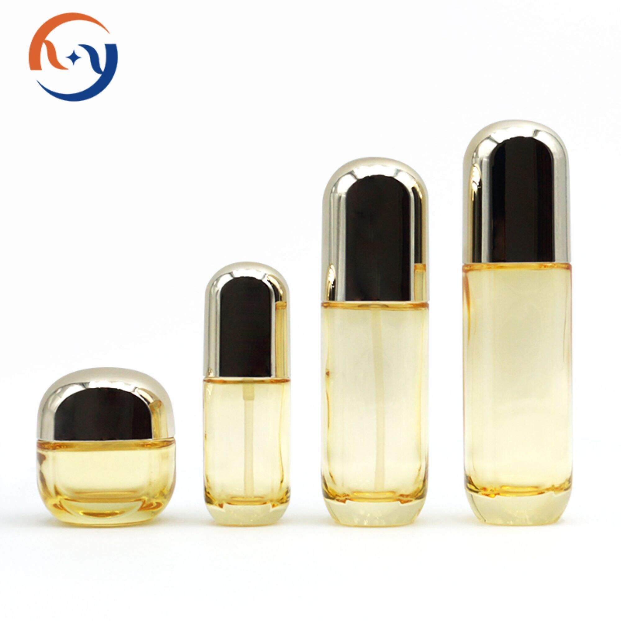 Beliebte Glas-Kosmetikset-Verpackung für Lotion HY-2373