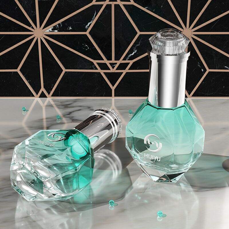 Wholesale green glass bottom cosmetic packaging HY-1843