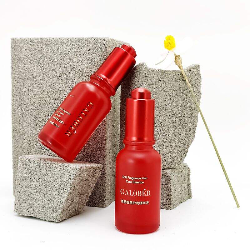 High Quality Glass Dropper Serum Pure Red Essential Oil Empty Bottle With pipette HY-1869