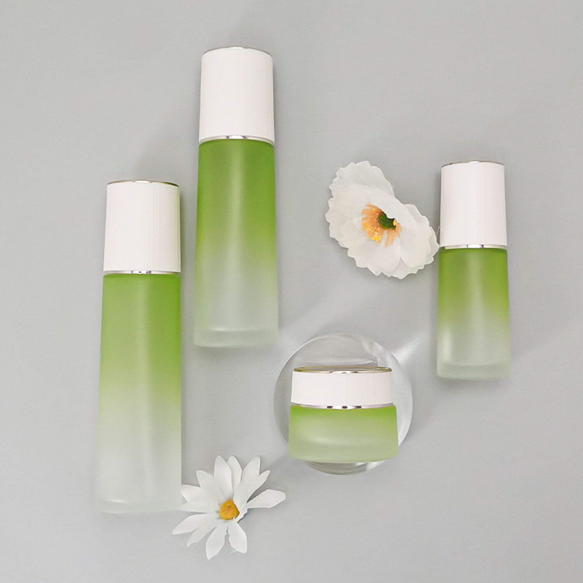 cremepumpe Glasflasche Hautpflegeverpackungsset HY-2398