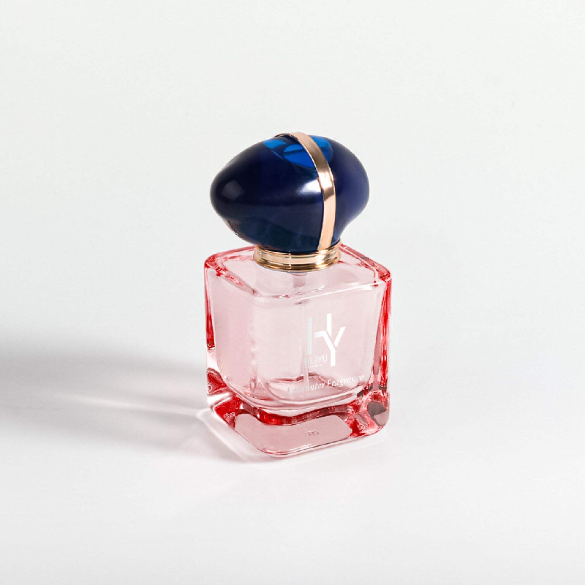 parfümglasflaschenlieferant Quadratisch benutzerdefinierte Duftflasche HY-200