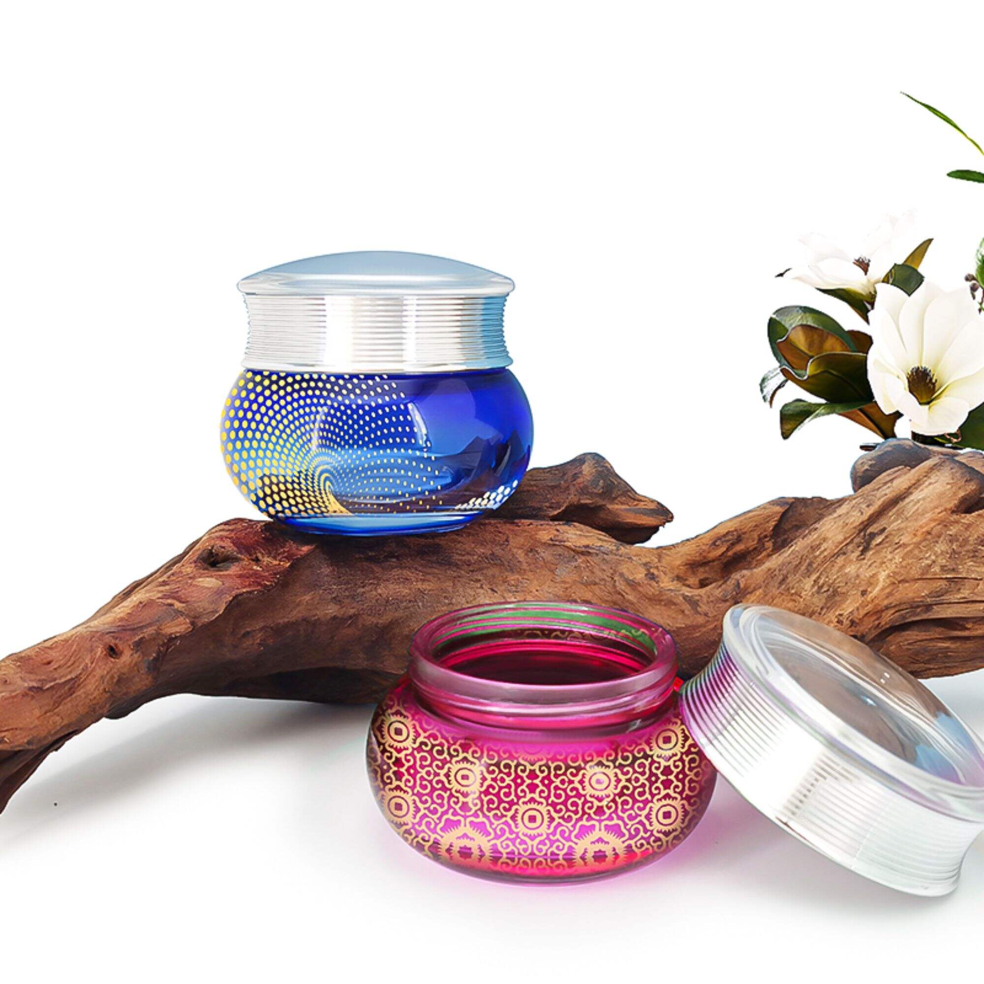 Luxury Round Waist Square Skincare Packaging HY-2322
